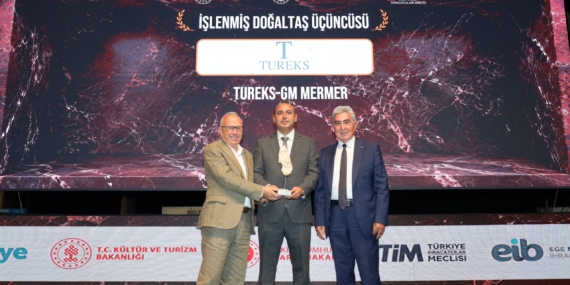 Tureks 2025 Yılı Doğal Taş İhracat Performansıyla Dört Ayrı Ödül Kazandı