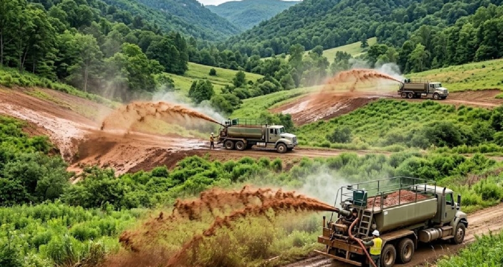 Hindistan kırsalında nehir yataklarına serilen kil tabakası kuyuların kurumasını önledi
