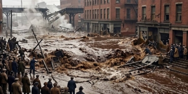 Boston'da 1919'da Patlayan Dev Pekmez Tankı 21 Kişinin Ölümüne Yol Açtı