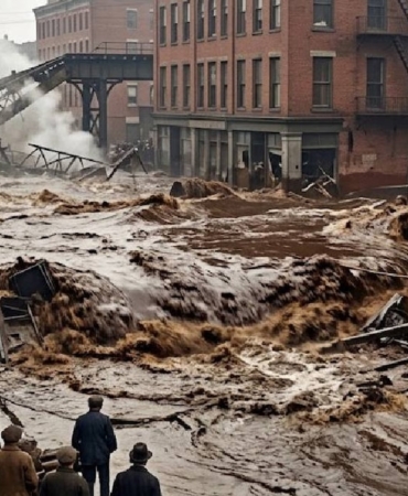 Boston'da 1919'da Patlayan Dev Pekmez Tankı 21 Kişinin Ölümüne Yol Açtı